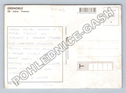 Pohlednice Grenoble Isère Francie koláž motivů (M41203)
