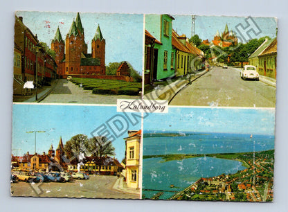 Pohlednice Dánsko Kalundborg koláž motivů (M41211)
