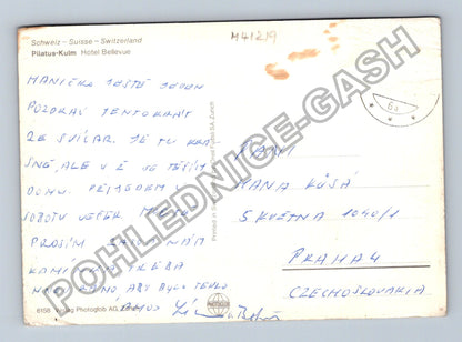 Pohlednice Švýcarsko Pilatus-Kulm Hotel Bellevue (M41219)