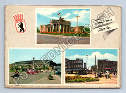 Pohlednice Německo Berlín Braniborská brána Friedrichstrasse (M41223)
