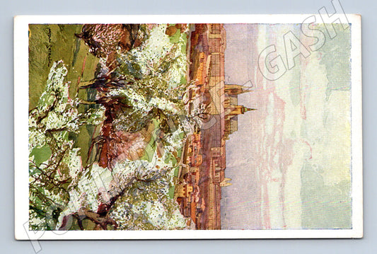 Pohlednice Praha Jaro na Petříně Šetelík (M4123)