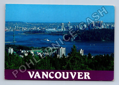 Pohlednice Kanada Vancouver panoramatický pohled 1983 (M41234)