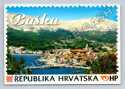 Pohlednice Chorvatsko Baška Republika Hrvatska (M41236)