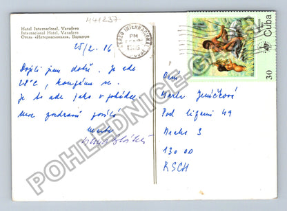 Pohlednice Kuba Hotel Internacional Varadero 1986 (M41237)