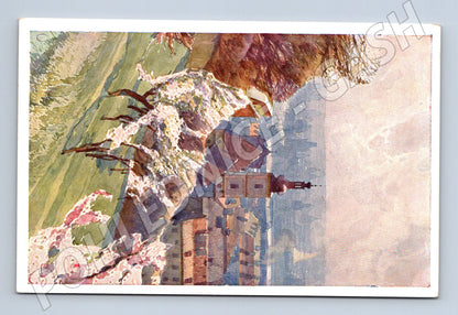 Pohlednice Praha Seminářská zahrada jaro Šetelík (M4124)