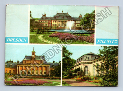 Pohlednice Německo Drážďany Pillnitz zámek zahrady (M41240)