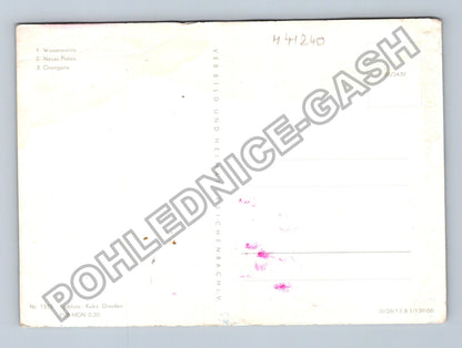 Pohlednice Německo Drážďany Pillnitz zámek zahrady (M41240)