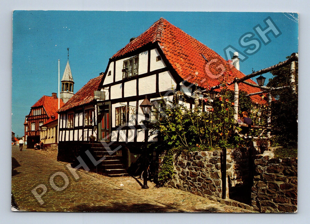 Pohlednice Dánsko Ebeltoft Restaurant Mellem Jyder (M41241)