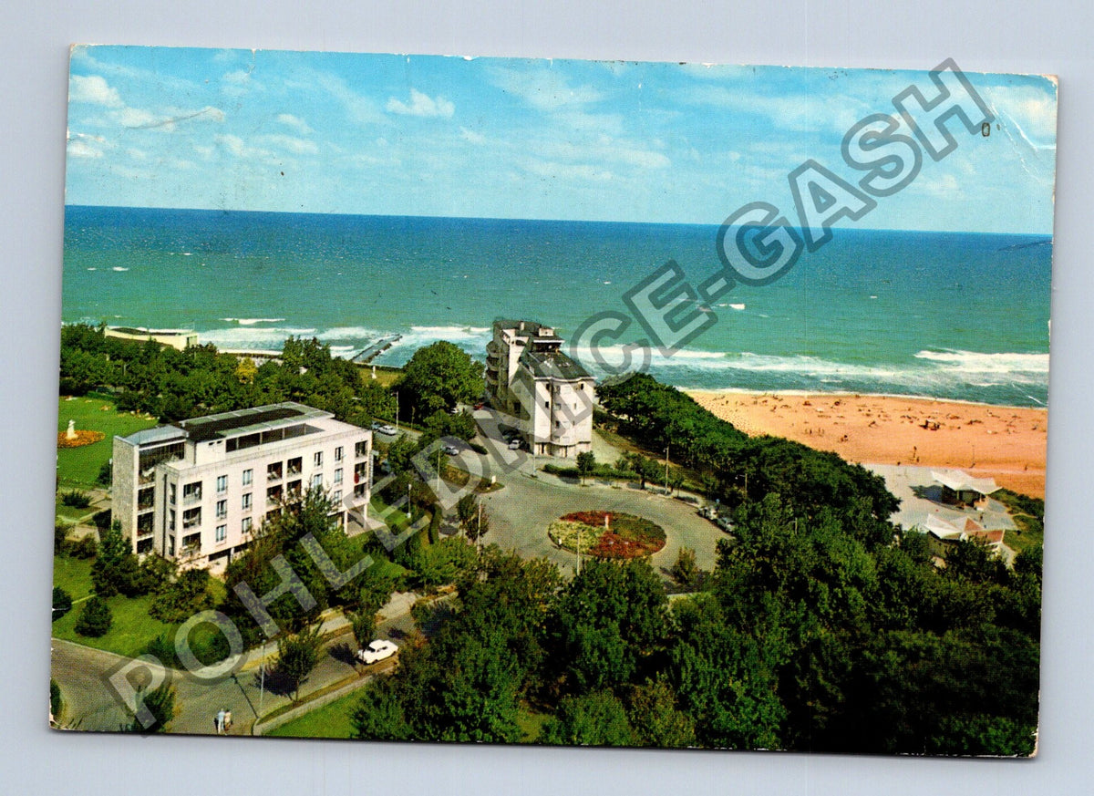 Pohlednice Rumunsko Eforie Carmen Belona hotely pláž moře (M41244)