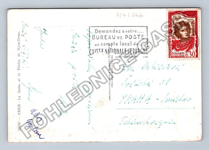 Pohlednice Francie Paříž pohled z Notre-Dame (M41246)