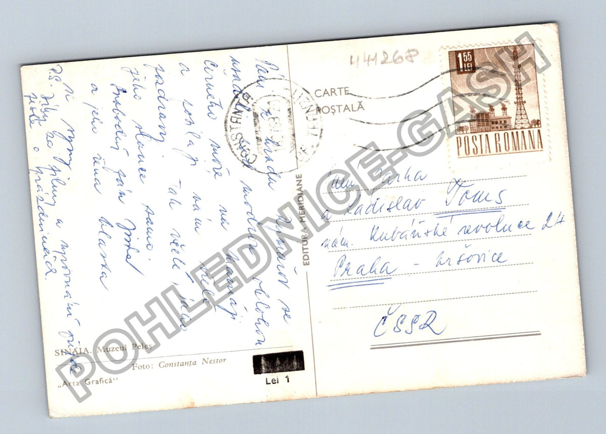 Pohlednice Rumunsko Sinaia Múzeum Peles (M41268)