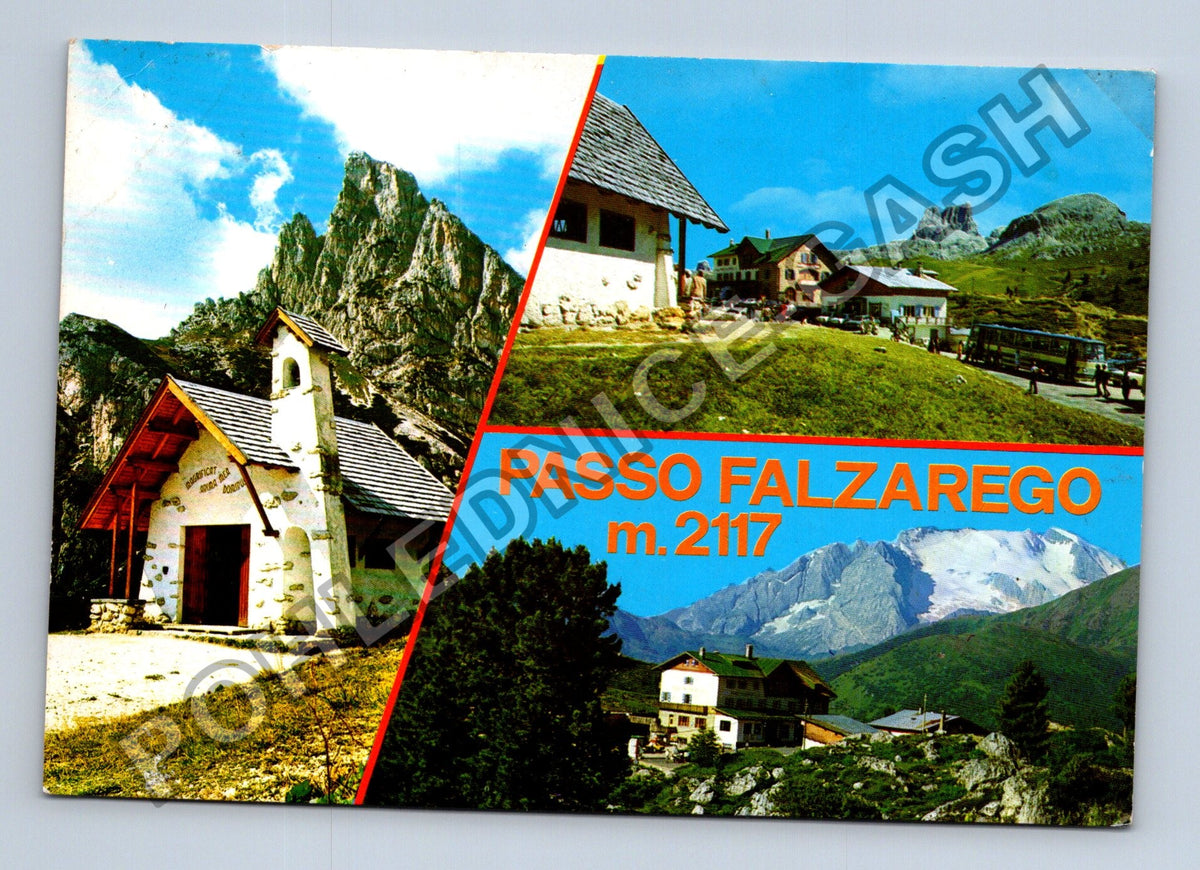 Pohlednice Itálie Passo Falzarego m 2117 horská krajina (M41269)