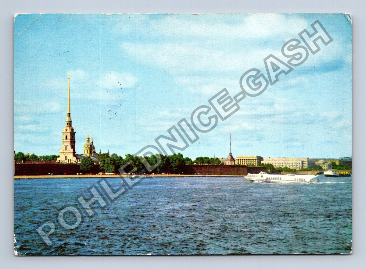 Pohlednice Rusko Leningrad Petrohrad Petropavlovská pevnost (M41273)