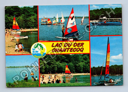 Pohlednice Francie Lac du Der-Chantecoq vodní sporty 1988 (M41274)