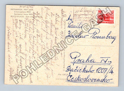 Pohlednice Maďarsko Mátráháza MÁV üdülő Erholungsheim (M41275)