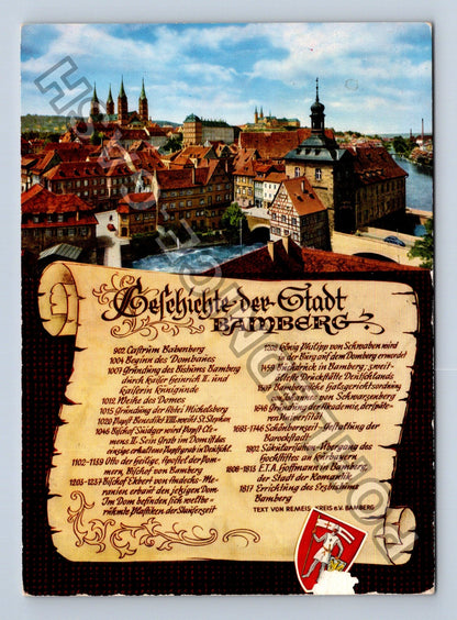 Pohlednice Německo Bamberg historie města panorama (M41277)