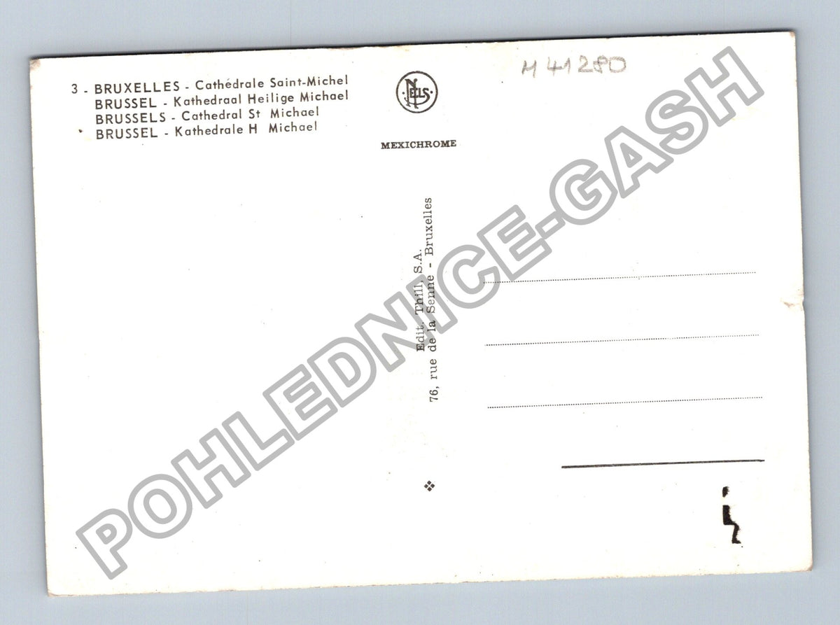Pohlednice Belgie Brusel Katedrála svatého Michaela (M41280)
