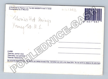 Pohlednice Izrael Tiberias částečný pohled (M41283)