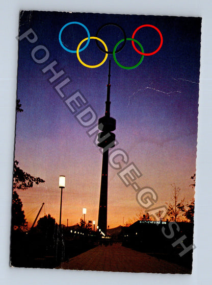 Pohlednice Německo Mnichov Olympijská věž Olympiaturm (M41284)