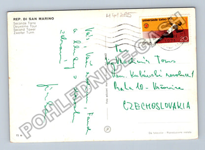 Pohlednice San Marino Seconda Torre 1971 (M41285)