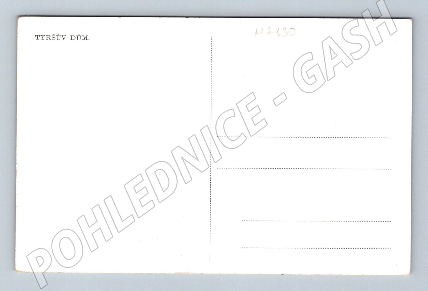 Pohlednice Praha Tyršův dům kresba historický motiv (M4130)