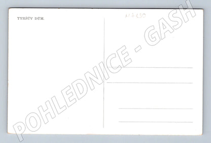 Pohlednice Praha Tyršův dům kresba historický motiv (M4130)