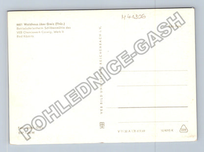 Pohlednice Německo Waldhaus Greiz Betriebsfereinheim (M41306)
