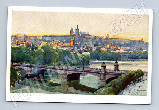 Pohlednice Praha Hradčany a Malá Strana Šetelík (M4131)