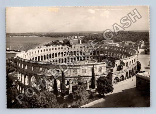 Pohlednice Pula amfiteátr 1957 (M41310)