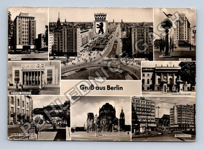 Pohlednice Německo Berlín koláž motivů 1958 (M41314)