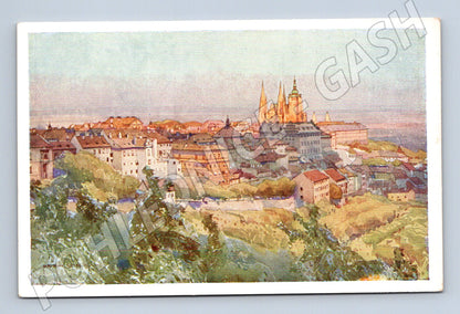 Pohlednice Pražský hrad Strahovská zahrada Šetelík (M4132)