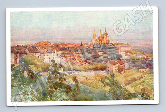 Pohlednice Pražský hrad Strahovská zahrada Šetelík (M4132)