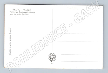 Pohlednice Pražský hrad Strahovská zahrada Šetelík (M4132)