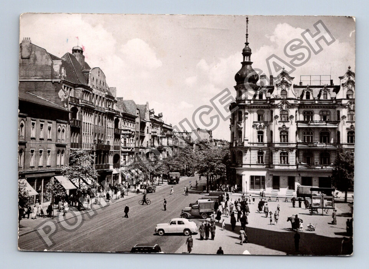 Pohlednice Polsko Bydgoszcz Fragment Placu Wolności 1954 (M41323)
