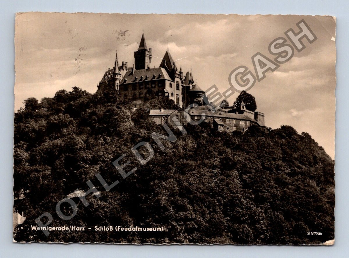 Pohlednice Německo Wernigerode Harz zámek Feudalmuseum (M41331)