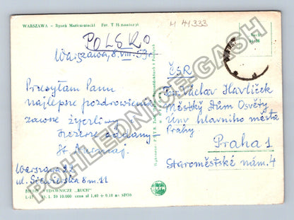 Pohlednice Polsko Varšava Rynek Marien-stacki (M41333)