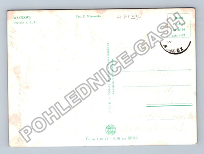 Pohlednice Polsko Varšava Drapacz P K O 1958 (M41334)