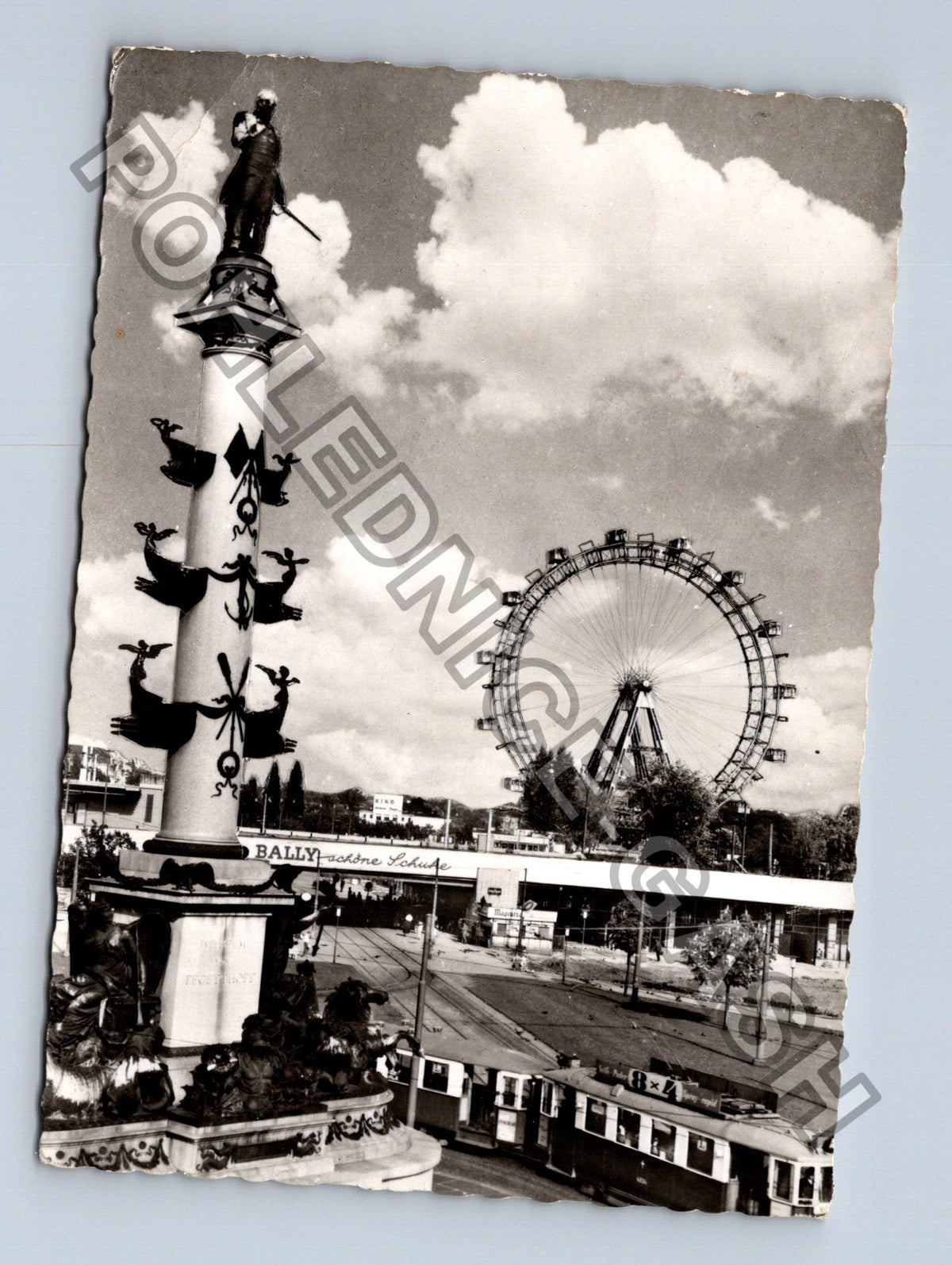 Pohlednice Vídeň Prater Riesenrad památník 1964 (M41343)