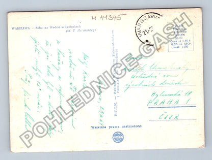 Pohlednice Polsko Varšava Palác na Vodě v Łazienkách (M41345)