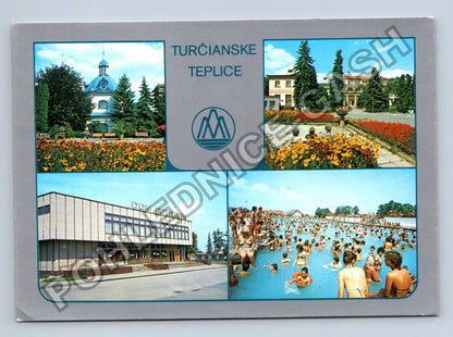 Pohlednice Slovensko Turčianske Teplice koláž motivů (M41351)