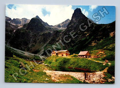 Pohlednice VYSOKÉ TATRY Dolina Zeleného plesa Brnčalova chata (M41365)