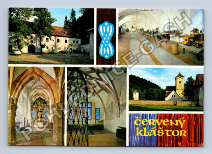 Pohlednice Červený Kláštor koláž motivů (M41368)