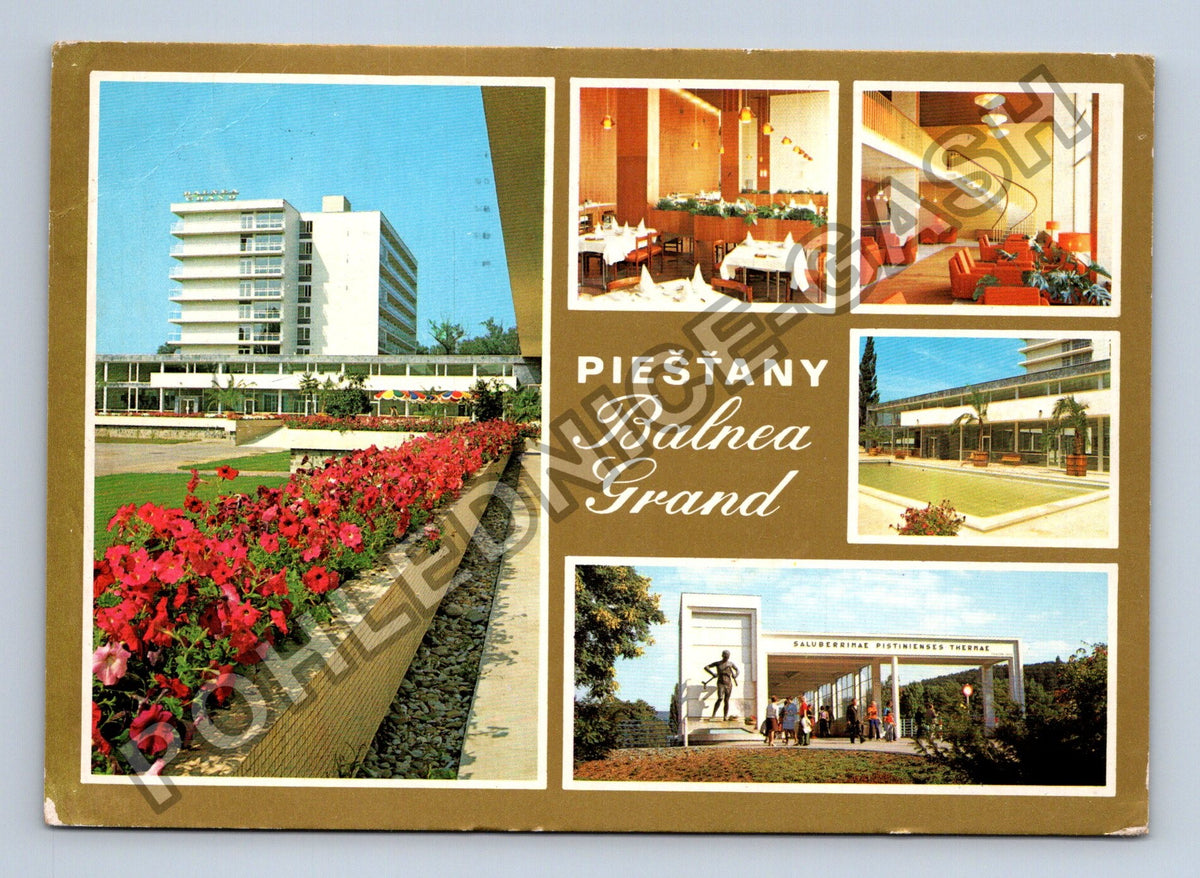 Pohlednice Piešťany Balnea Grand lázně 1978 (M41376)