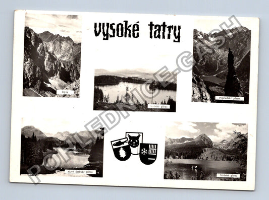 Pohlednice Vysoké Tatry Štrbské pleso Rysy Popradské pleso (M41384)