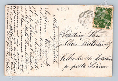 Pohlednice Praha Nová radnice historický motiv (M4139)