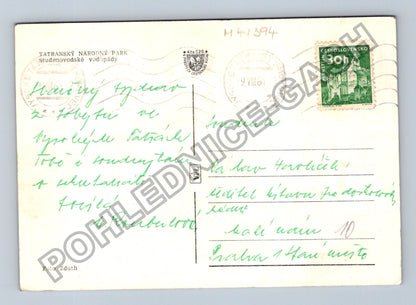 Pohlednice Tatranský národní park Studenovodské vodopády (M41394)