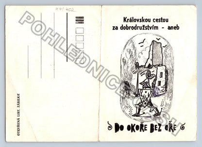 Pohlednice Královskou cestou za dobrodružstvím do okoře bez (M41402)