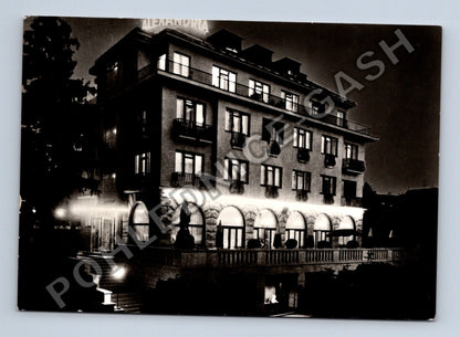 Pohlednice Lázně Luhačovice Hotel Alexandria noc 1960 (M41406)
