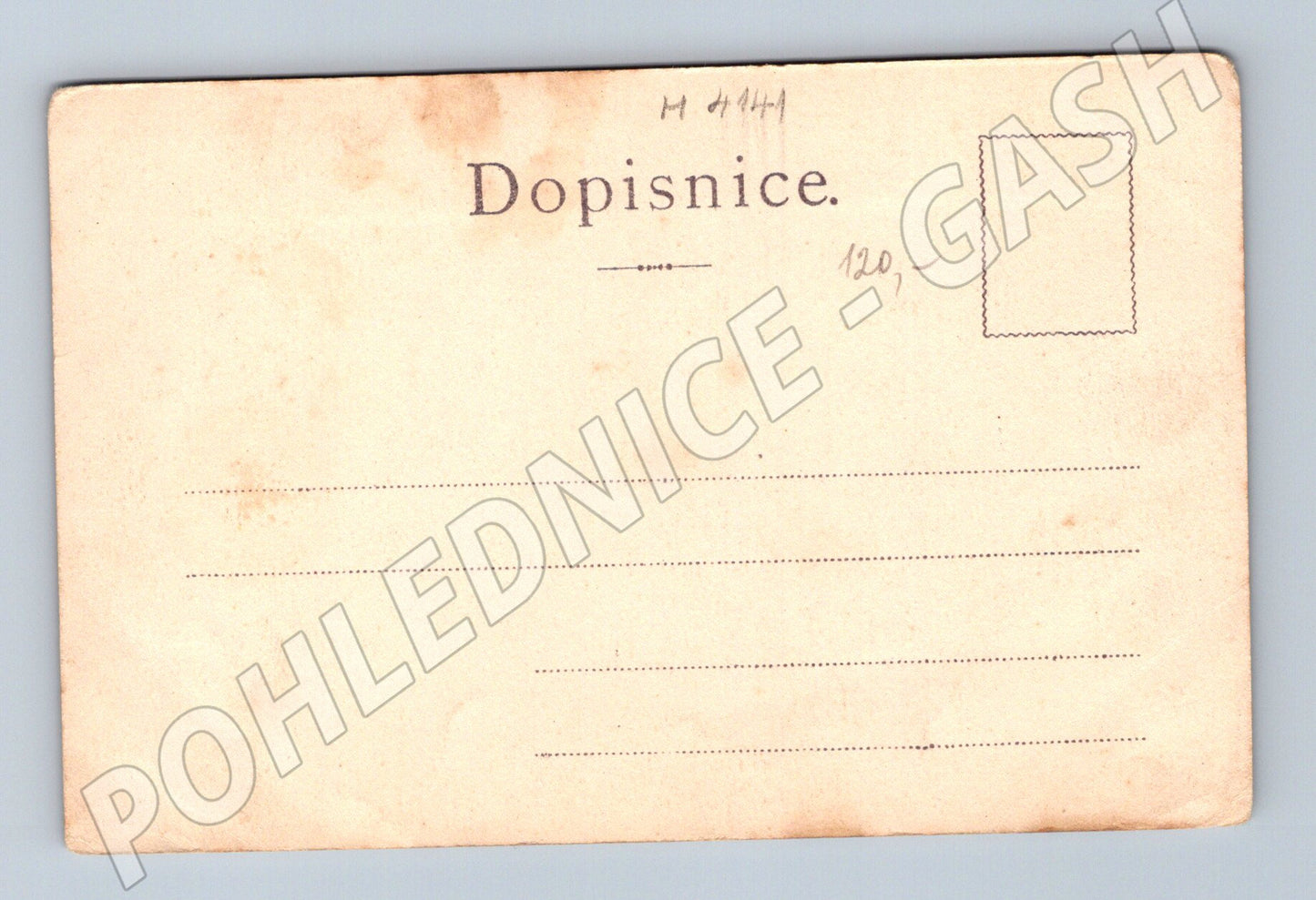 Pohlednice Praha Hradčany a sv Víta černobílý motiv (M4141)