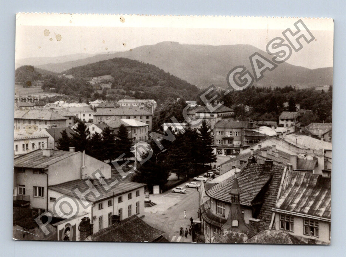 Pohlednice Rožnov pod Radhoštěm letecký pohled (M41412)